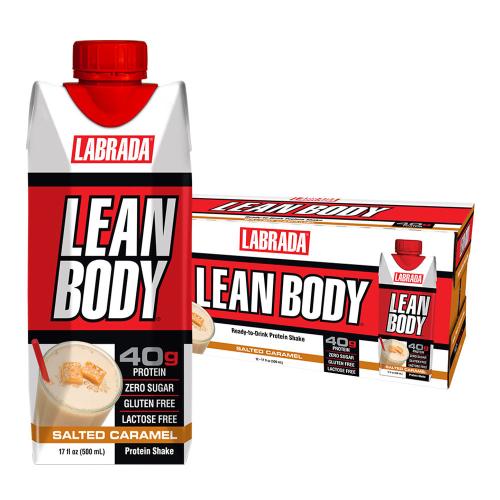 Labrada Lean Body Ready-to-Drink Protein Shake (12 x 500 ml, Slaný karamel)