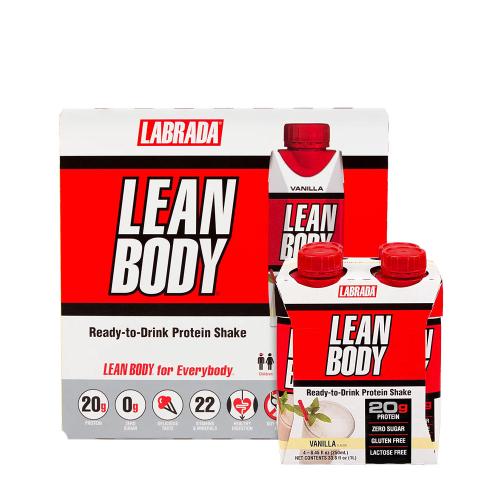 Labrada Lean Body Ready-to-Drink Protein Shake  (16 x 250 ml, Vanilka)