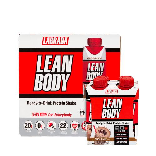 Labrada Lean Body Ready-to-Drink Protein Shake  (16 x 250 ml, Čokoláda)