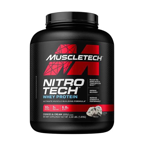 MuscleTech Nitro-Tech™ - Nitro-Tech™ (1.81 kg, Čokoládové sušienky a krém)