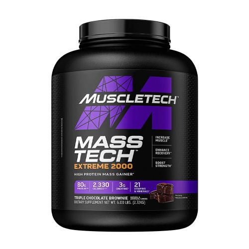 MuscleTech Mass-Tech Extreme 2000 - Mass-Tech Extreme 2000 (2.72 kg, Trojitý čokoládový koláč)