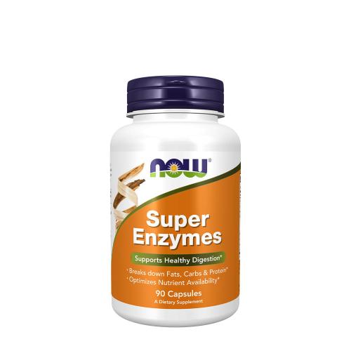 Now Foods Super enzýmy - zmes tráviacich enzýmov (90 Kapsula)