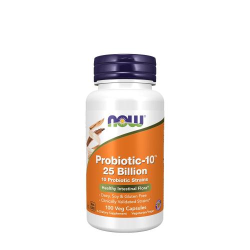Now Foods Probiotic-10™ 25 miliárd (100 Veg Kapsula)
