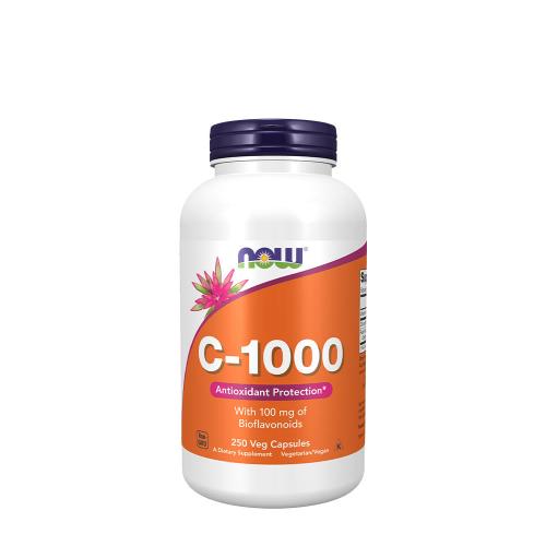 Now Foods Vitamín C 1000 mg kapsuly s bioflavonoidmi (250 Kapsula)