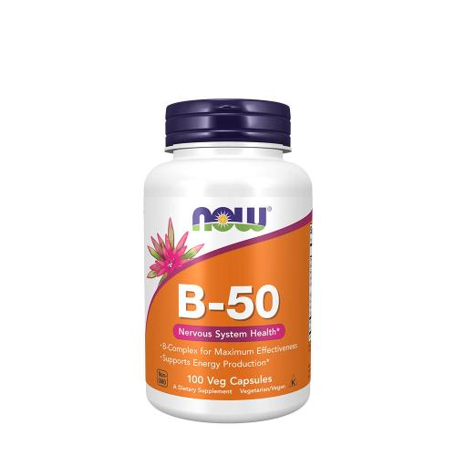 Now Foods Vitamín B50 (100 Veg Kapsula)
