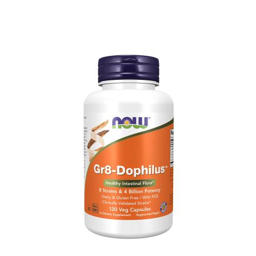 Now Foods Gr8-Dophilus™ - Podpora trávenia (120 Veg Kapsula)