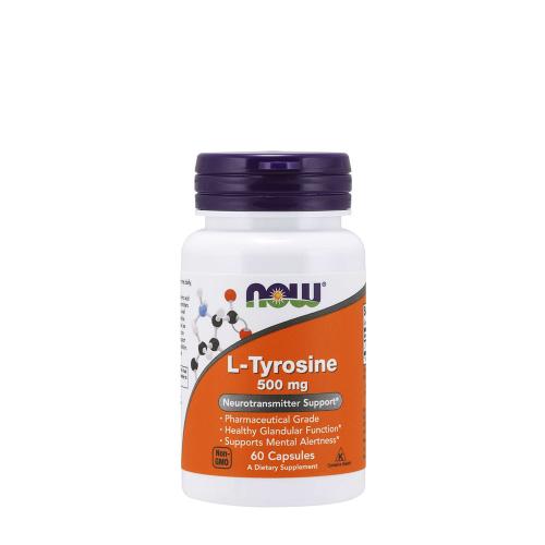 Now Foods L-tyrozín 500 mg (60 Kapsula)