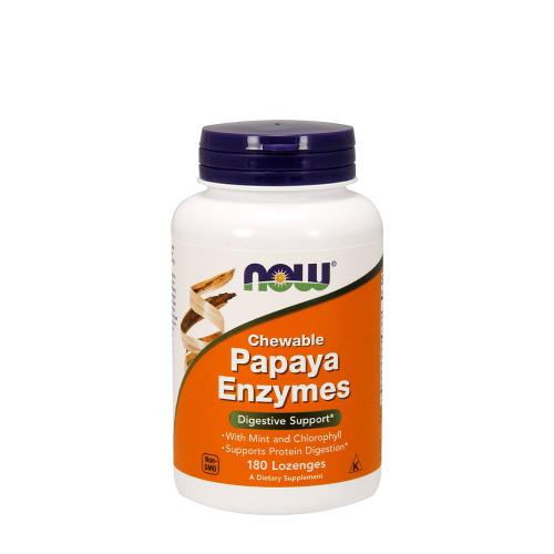 Now Foods Papaya Enzim (180 Cucavá tableta)