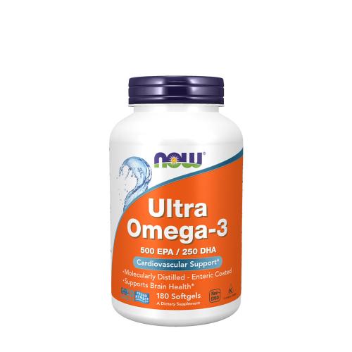 Now Foods Ultra Omega-3 rybí olej (180 Mäkká kapsula)