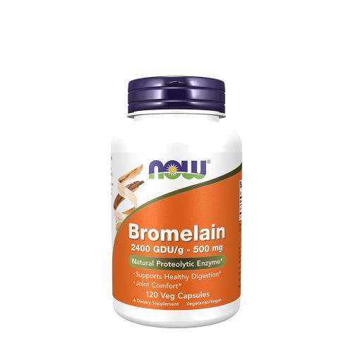 Now Foods Bromelaín 500 mg (120 Veg Kapsula)