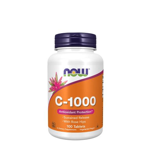 Now Foods Vitamín C 1000 mg so šípkami (100 Tableta)