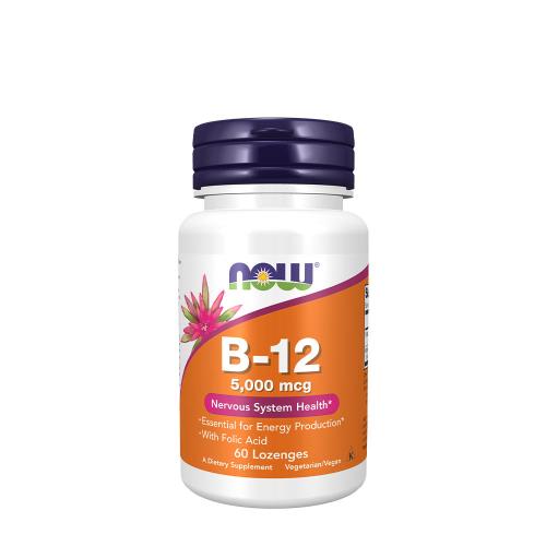 Now Foods Vitamín B12 5000 mcg (60 Cucavá tableta)