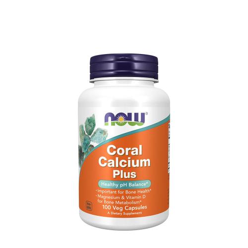 Now Foods Coral Calcium Plus - Coral Calcium Plus (100 Veg Kapsula)