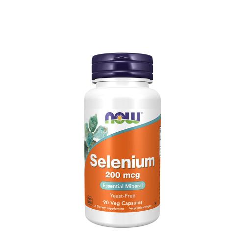 Now Foods Selén 200 mcg (90 Veg Kapsula)