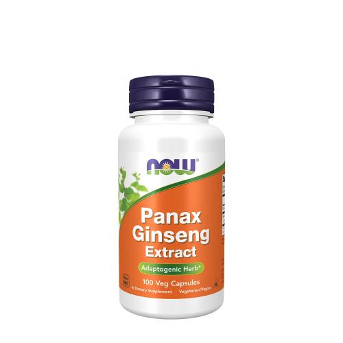 Now Foods Panax Ginseng 500 mg - extrakt z koreňa ženšenu (100 Kapsula)