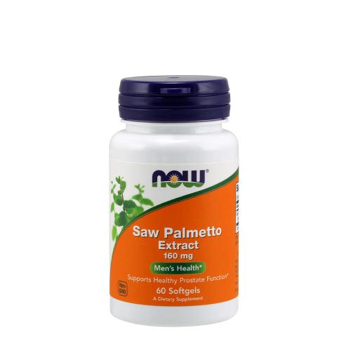 Now Foods Saw Palmetto extrakt 160 mg - výťažok  zo serenoi plazivej (60 Mäkká kapsula)