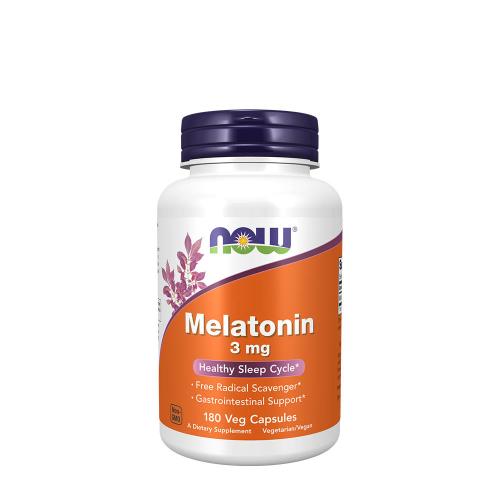 Now Foods Melatonín 3 mg (180 Kapsula)