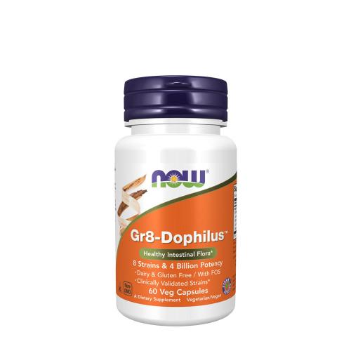 Now Foods Gr8-Dophilus™ - Podpora trávenia (60 Veg Kapsula)