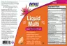 Now Foods Tekutý multivitamín - Liquid Multi (473 ml, Tropický pomaranč)