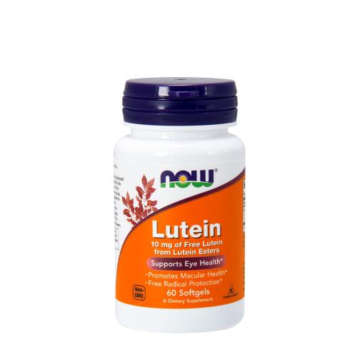 Now Foods Luteín 10 mg Prírodný rastlinný extrakt (60 Mäkká kapsula)
