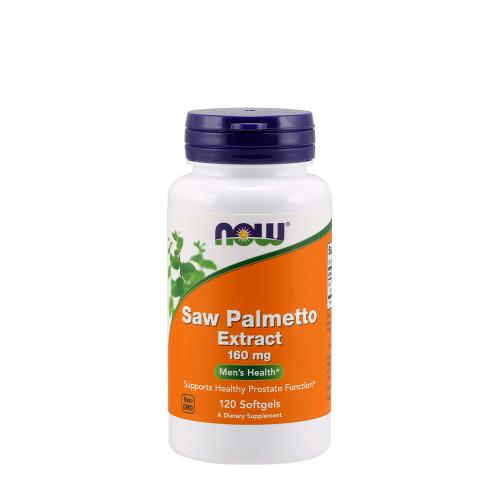 Now Foods Saw Palmetto extrakt 160 mg - výťažok  zo serenoi plazivej (120 Mäkká kapsula)