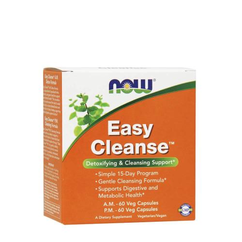 Now Foods 15-dňová detoxikačná kúra - Easy Cleanse AM PM (120 Veg Kapsula)