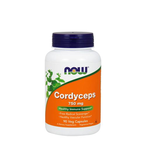 Now Foods Výťažok z huby Cordyceps 750 mg (90 Veg Kapsula)