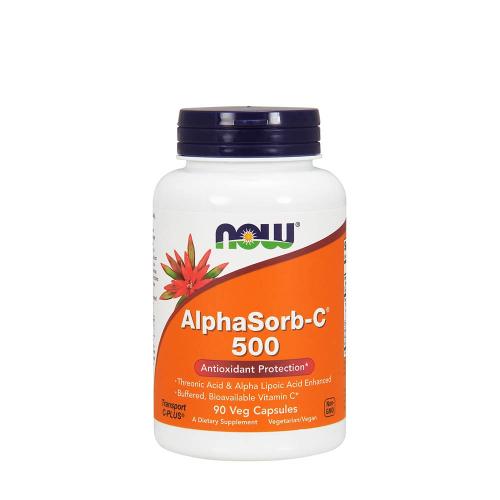 Now Foods Pufrovaný, bioaktívny vitamín C AlphaSorb-C™ 500 mg (90 Veg Kapsula)