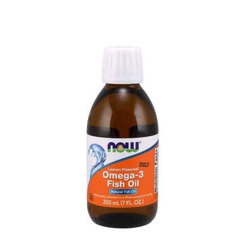 Now Foods Tekutý prírodný rybí olej Omega-3 (200 ml, Citrón)