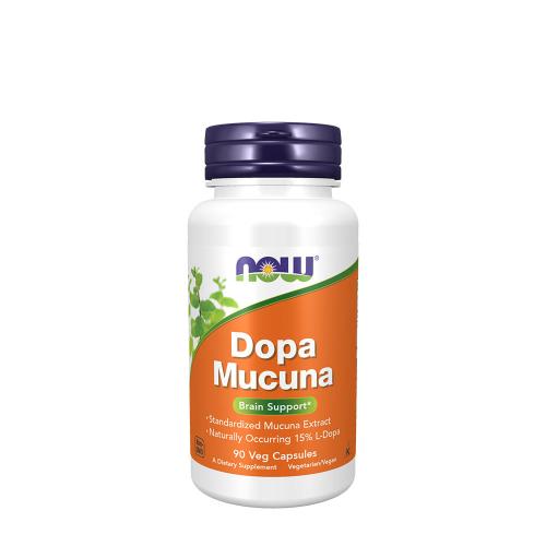 Now Foods DOPA Mucuna - kapsula stimulujúca mozog s extraktom L-Dopa (90 Veg Kapsula)