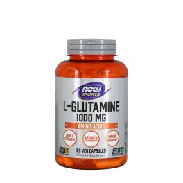 Now Foods Extra silný L-glutamín 1000 mg (120 Veg Kapsula)
