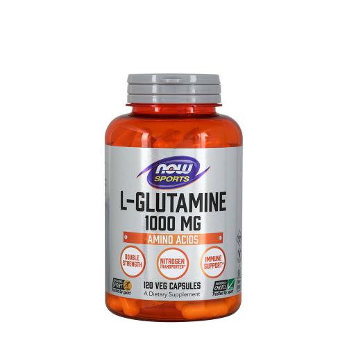 Now Foods Extra silný L-glutamín 1000 mg (120 Veg Kapsula)
