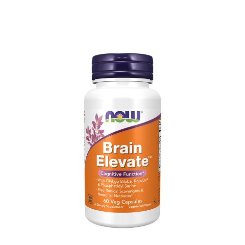 Now Foods Brain Elevate pre podporu mozgových funkcií (60 Veg Kapsula)