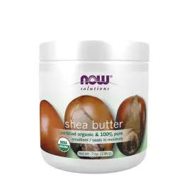 Now Foods Organické bambucké maslo (207 ml)