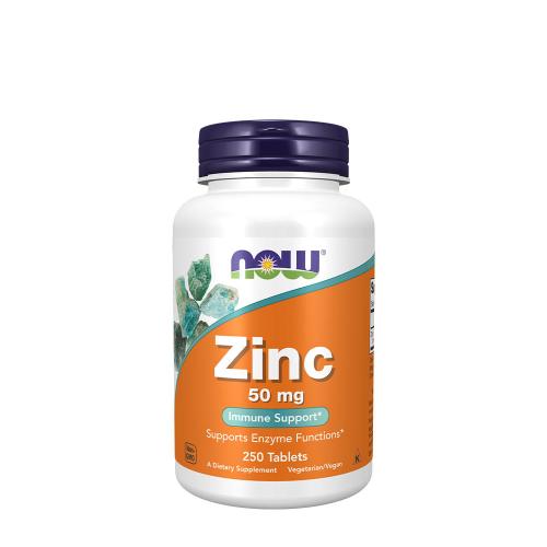 Now Foods Zinok 50 mg (250 Tableta)