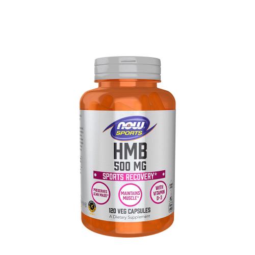 Now Foods HMB 500 mg - beta-hydroxy-beta-metylbutyrát (120 Veg Kapsula)