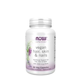   Now Foods Vegan vitaminy na vlasy, pokožku a nechty (90 Veg Kapsula)