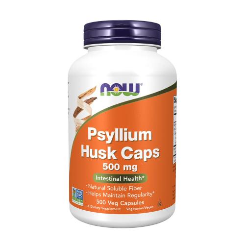 Now Foods Psyllium Husk - šupka zo semien skorocelu 500 mg (500 Veg Kapsula)