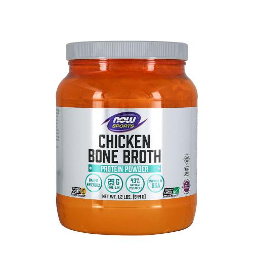 Now Foods Bone Broth, Chicken Powder - proteín z kuracích kostí (544 g)