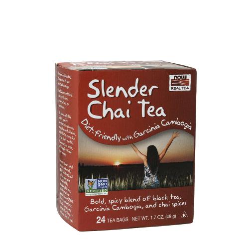 Now Foods Slender Chai bylinný čaj (48 g)