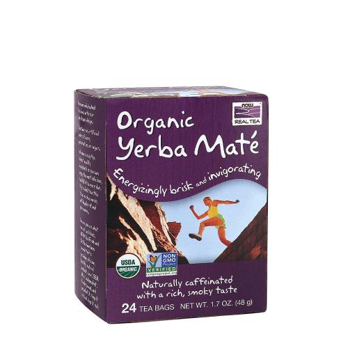 Now Foods Energizujúci a povzbudzujúci čaj Yerba Maté (24 Teafilter)