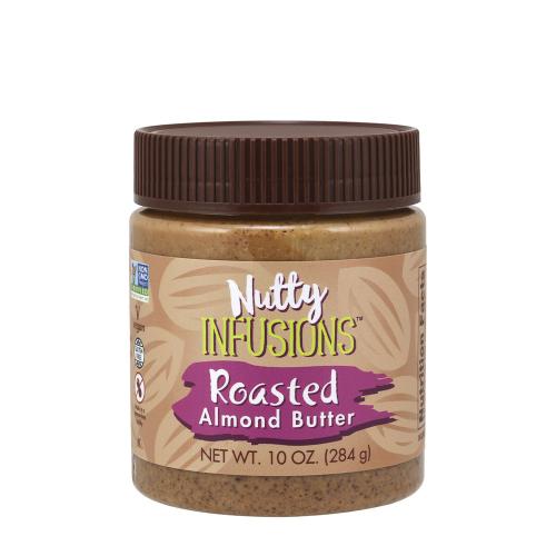 Now Foods Pražené mandľové maslo Nutty Infusions™ (284 g, Nadýchané mandľové maslo)
