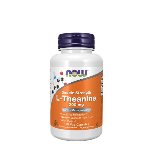 Now Foods Extra sila L-Theanine 200 mg (120 Veg Kapsula)