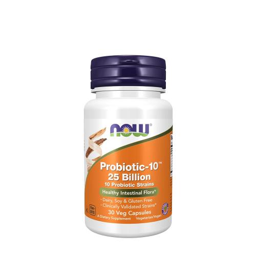 Now Foods Probiotic-10™ 25 miliárd (30 Veg Kapsula)