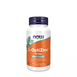 Now Foods Zinok - L-OptiZinc 30 mg (100 Veg Kapsula)