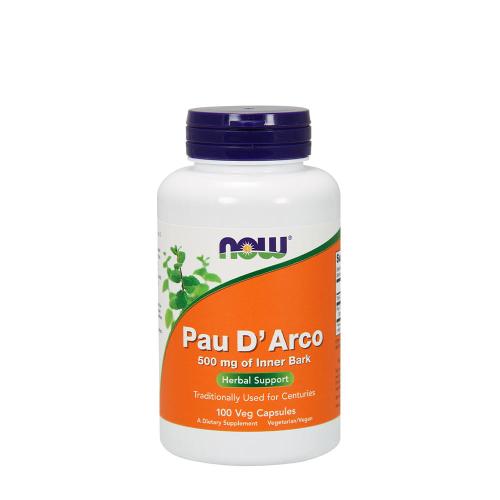 Now Foods Pau D' Arco 500 mg (100 Veg Kapsula)