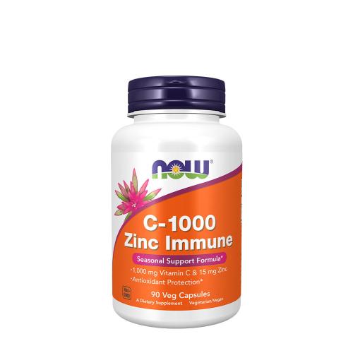 Now Foods C-1000 Zinc Immune  (90 Veg Kapsula)