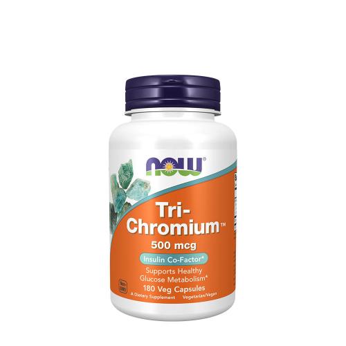 Now Foods Tri-Chromium™ so škoricou 500 mcg  (180 Veg Kapsula)