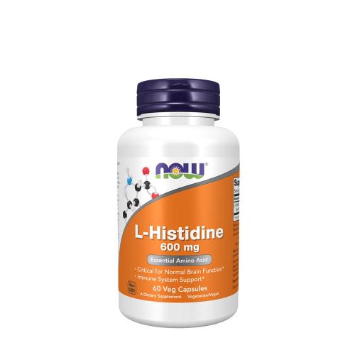 Now Foods L-histidín 600 mg  (60 Veg Kapsula)