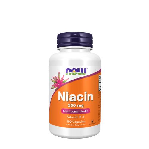 Now Foods Niacín 500 mg (100 Kapsula)